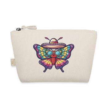 Schmetterling Lustig Sombrero - Bio-Täschchen - Natur - Vorne