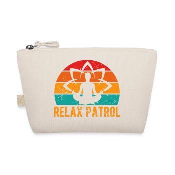Yoga Relax Patrol Funny Yoga - Organic Pouch - nature - Front