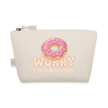 Donut Faith Inspire: God Is In Control - Organic Pouch - nature - Front