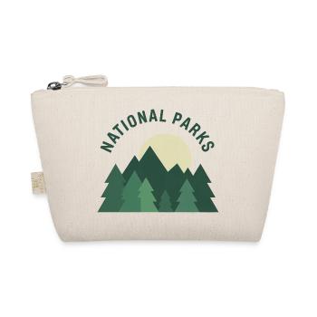 National Park Hiking Forest Peaks Landscape Nature - Organic Pouch - nature - Front