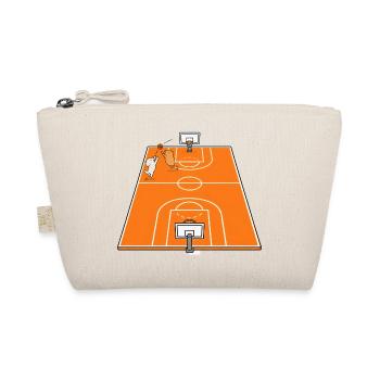 Basketball match dog and capybara - Organic Pouch - nature - Front