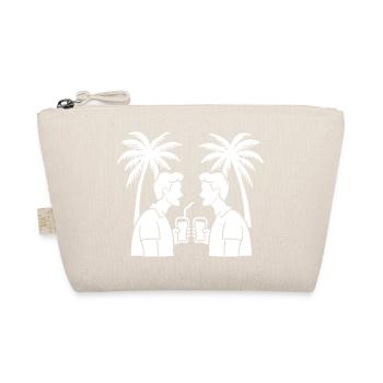 Vacation Beach Silhouette - Organic Pouch - nature - Front