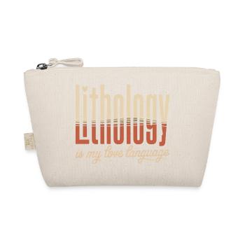 Literhology: Love Language Typography - Organic Pouch - nature - Front