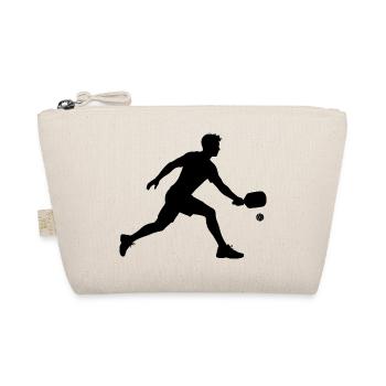 Motif de scène de pickleball autour d’un joueur de pickleball - Trousse biologique - nature - Devant