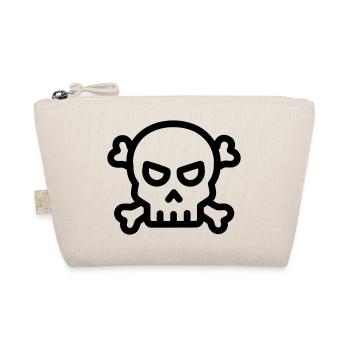 tête de mort pirate - Trousse biologique - nature - Devant