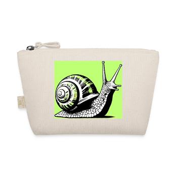 Schnecke - Bio-Täschchen - Natur - Vorne