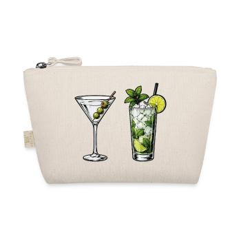 Cocktail Kollektion: Martini & Mojito - Bio-Täschchen - Natur - Vorne