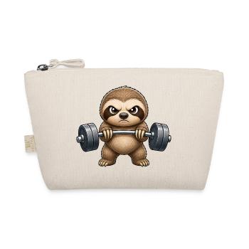 Motif de fitness du bodybuilder haltérophile paresseux - Trousse biologique - nature - Devant