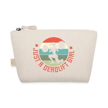 Fitness Motivation Bodybuilder Deadlift Girl Gym - Trousse biologique - nature - Devant