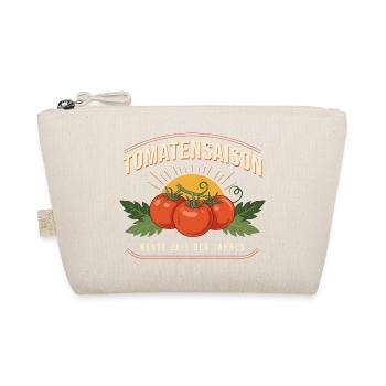 Tomatensaison Logo Beste Zeit - Bio-Täschchen - Natur - Vorne