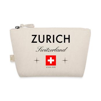 Zurich, Suisse Coordonnées Souvenir de voyage - Trousse biologique - nature - Devant