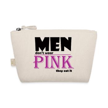 Pink Serif Logo Tee Art - Bio-Täschchen - Natur - Vorne