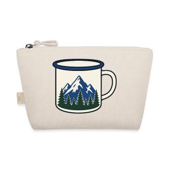 Bergwald Kaffeetasse Motiv - Bio-Täschchen - Natur - Vorne