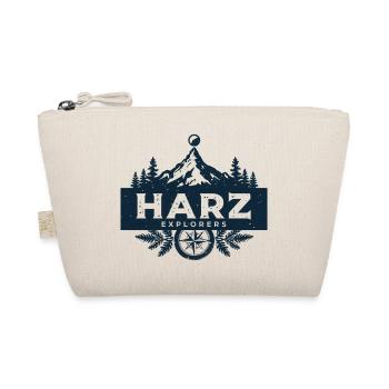 Harz Explorers | Vintage Outdoor Badge - Bio-Täschchen - Natur - Vorne