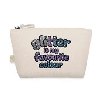 Les paillettes sont ma couleur préférée - Trousse biologique - nature - Devant
