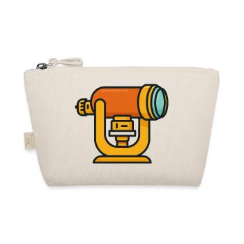 Orange Teleskop Cartoon - Bio-Täschchen - Natur - Vorne