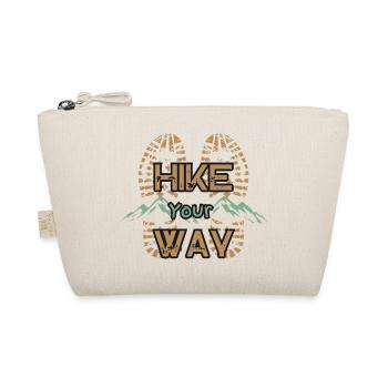 Hike Your Way Wandern Berge Outdoor Geschenk - Bio-Täschchen - Natur - Vorne