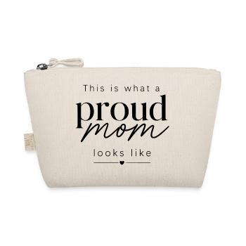Proud mom - Organic Pouch - nature - Front