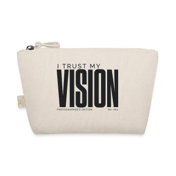 I Trust My Vision | Photographer's Edition - Organic Pouch - nature - Front