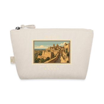 Malta Mdina Vintage Travel Brand - Organic Pouch - nature - Front