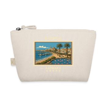 Zypern Larnaka Vintage Reisemarke - Bio-Täschchen - Natur - Vorne