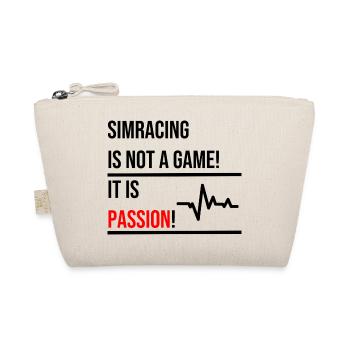 Simracing is not a Game - Organic Pouch - nature - Front