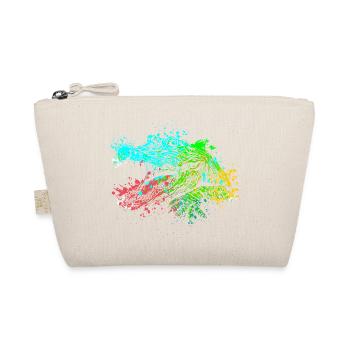 Splash Art Wild Crocodile - Organic Pouch - nature - Front
