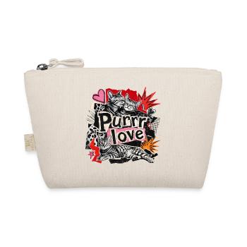 Punk Collage Bengal Cats - Organic Pouch - nature - Front