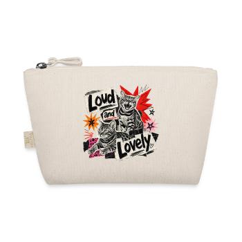 Naughty & Loud Bengal Cat - Organic Pouch - nature - Front