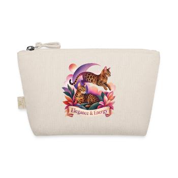Aesthetic Bengal Cats Art - Organic Pouch - nature - Front