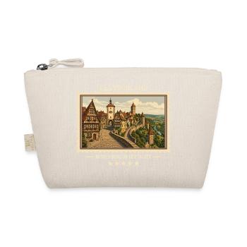 Deutschland Rothenburg ob der Tauber Vintage Reise - Bio-Täschchen - Natur - Vorne