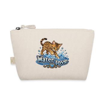 Pixel Art rétro Bengal Cat dans l’eau - Trousse biologique - nature - Devant