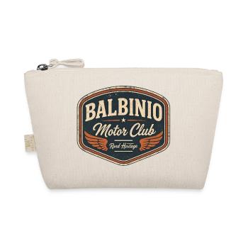 Balbinio Motor Club Vintage Badge - Organic Pouch - nature - Front