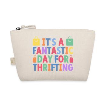 Thrift Shopper Fantastic Day For Thrifting Thrift - Bio-Täschchen - Natur - Vorne