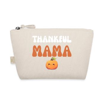 Thankful Mama Thanksgiving-Matching-Familiengeschenk - Bio-Täschchen - Natur - Vorne