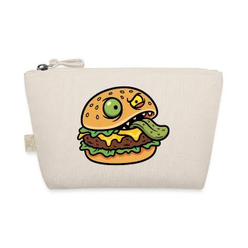 Cheeky Burger Maskottchen-Tee - Bio-Täschchen - Natur - Vorne
