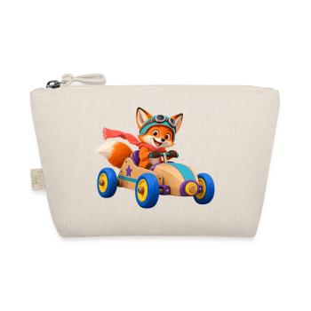 Fuchs Rennwagen Abenteuer - Bio-Täschchen - Natur - Vorne