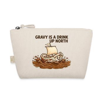Gravy ist ein Getränk im Norden – lustiger Norden - Bio-Täschchen - Natur - Vorne