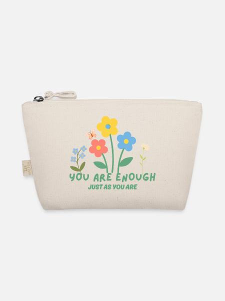 You are enough - Just as you are - Bio-Täschchen - Natur