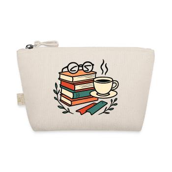 Bücher Geschenk für Leseratten. - Bio-Täschchen - Natur - Vorne