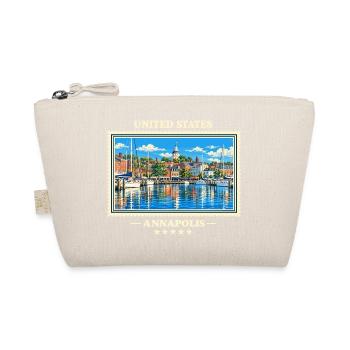 Vereinigte Staaten Annapolis Vintage Reisemarke - Bio-Täschchen - Natur - Vorne