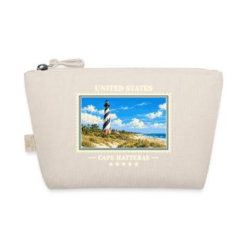 Vereinigte Staaten Cape Hatteras Vintage Marke - Bio-Täschchen - Natur - Vorne