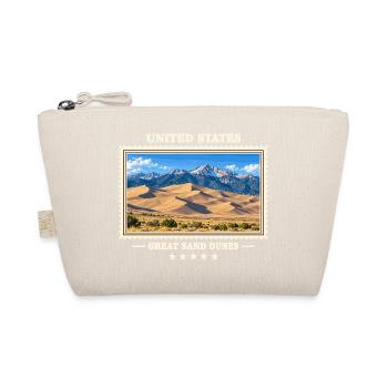 Vereinigte Staaten Great Sand Dunes Vintage Reisem - Bio-Täschchen - Natur - Vorne