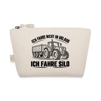 Landwirtschaft Ich fahre Silo Traktor Landleben - Bio-Täschchen - Natur - Vorne