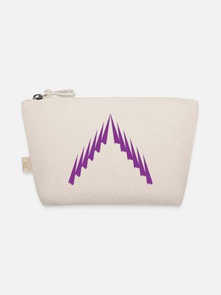 Purple Peak Geomuster - Bio-Täschchen - Natur