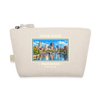 Vereinigte Staaten Providence Vintage Reisemarke - Bio-Täschchen - Natur - Vorne