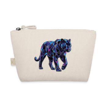 Poly Stil Panther - Bio-Täschchen - Natur - Vorne
