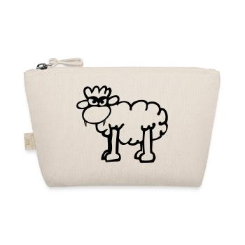 Angry Sheep - Organic Pouch - nature - Front