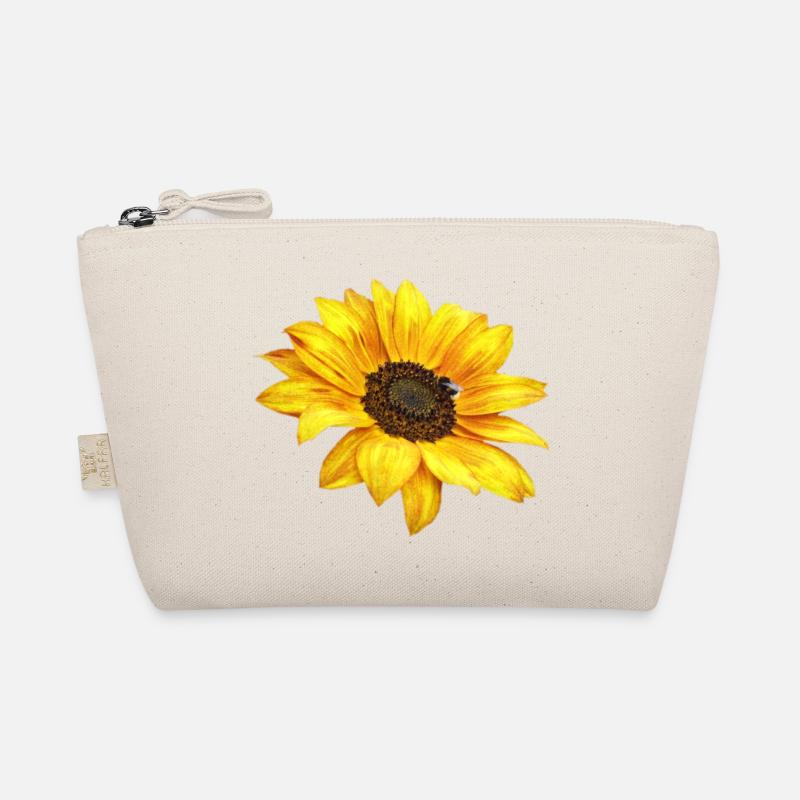 Sonnenblume - Bio-Täschchen - Natur
