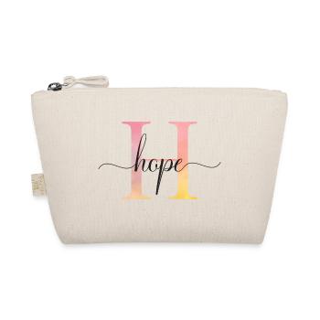 H | Monogram | Name | Hope |Watercolor - Organic Pouch - nature - Front